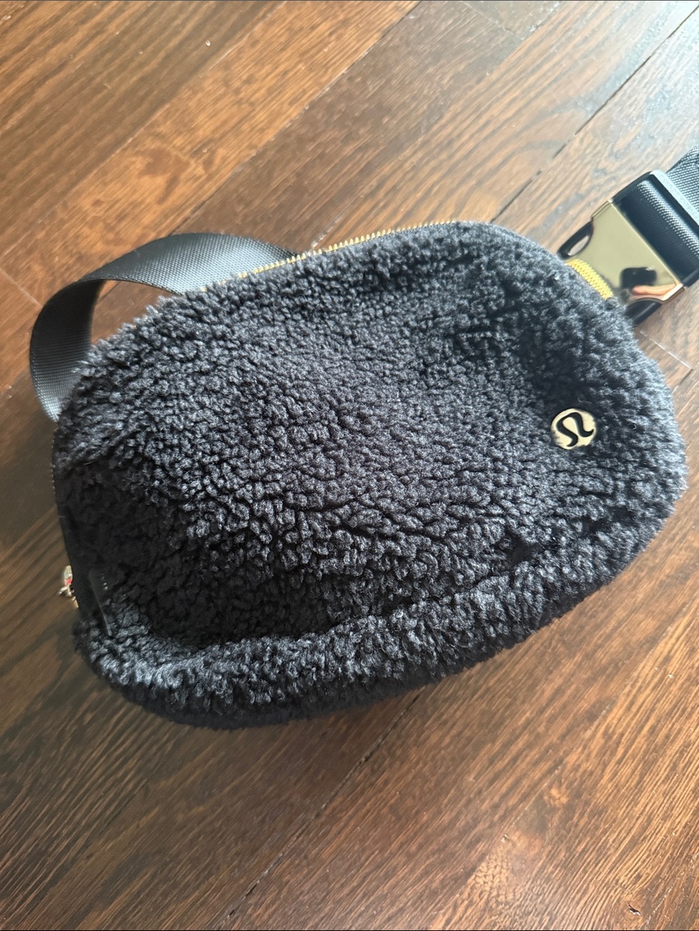 lululemon athletica Black Sherpa Crossbody Bag